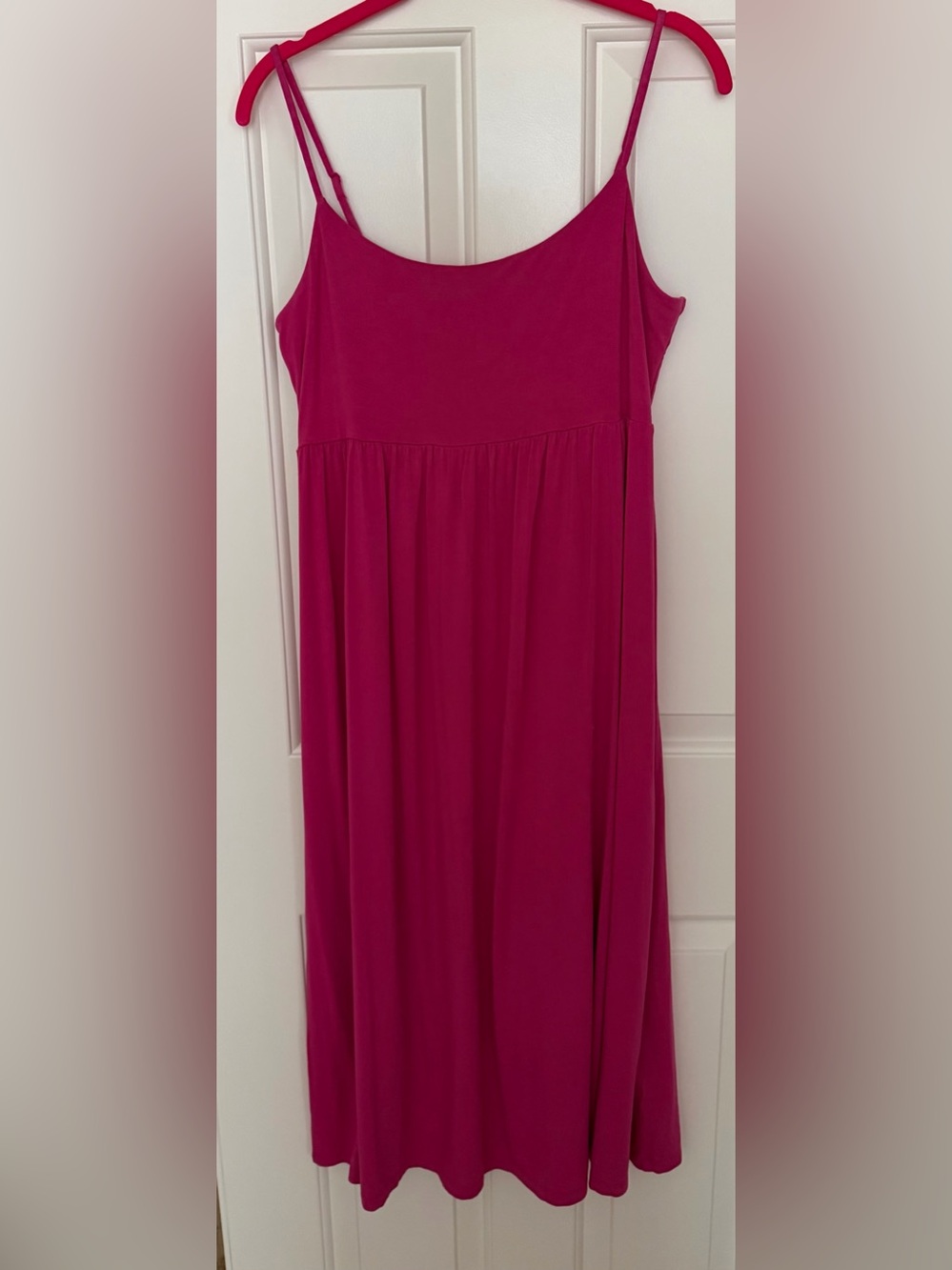 Old Navy Hot Pink Scoop Neck Dress